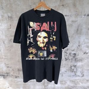 Vintage DBruze Rap Tee Inspired Movie Tee Saw Tee, SAW Movie Vintage 90s TShirt